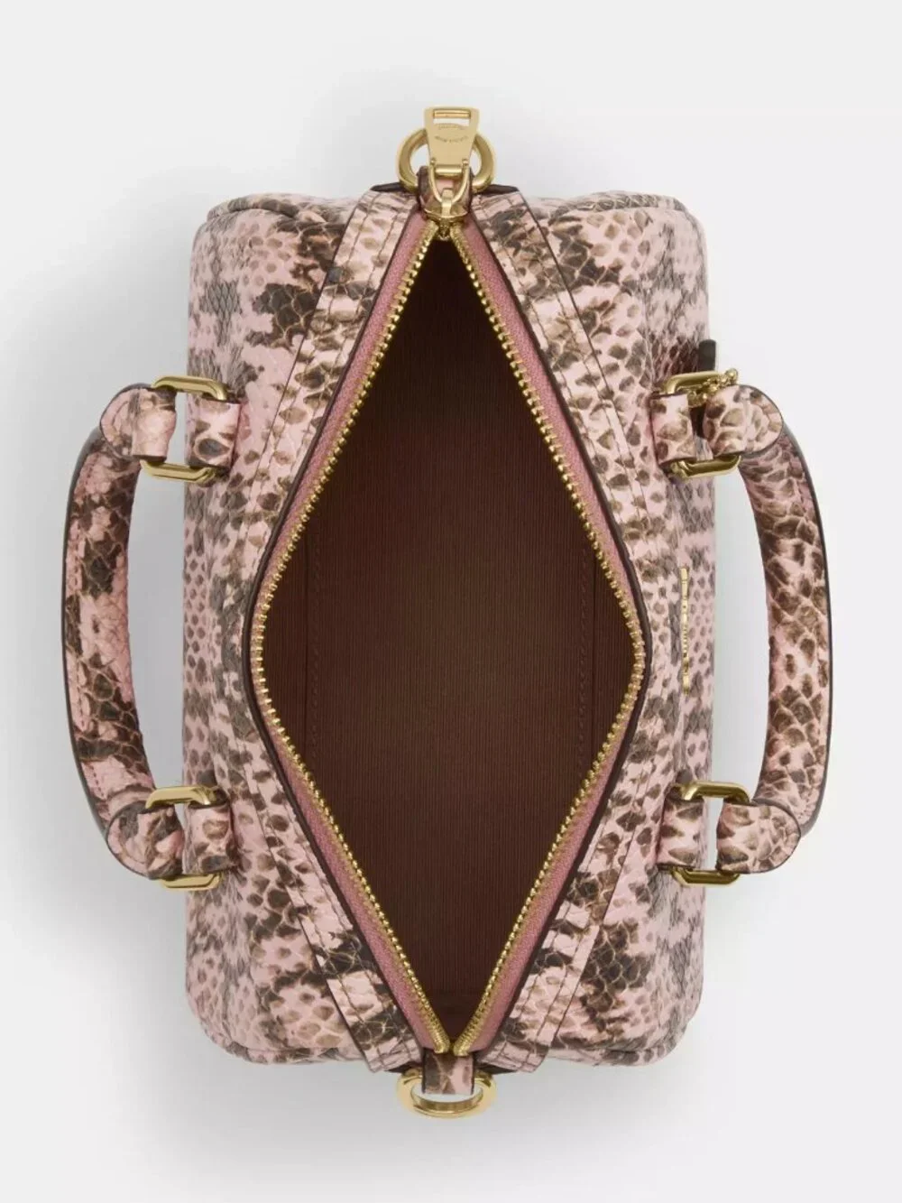 Coach CDY32 Mini Rowan Crossbody Bag in Snake Embossed Leather *SEALED*